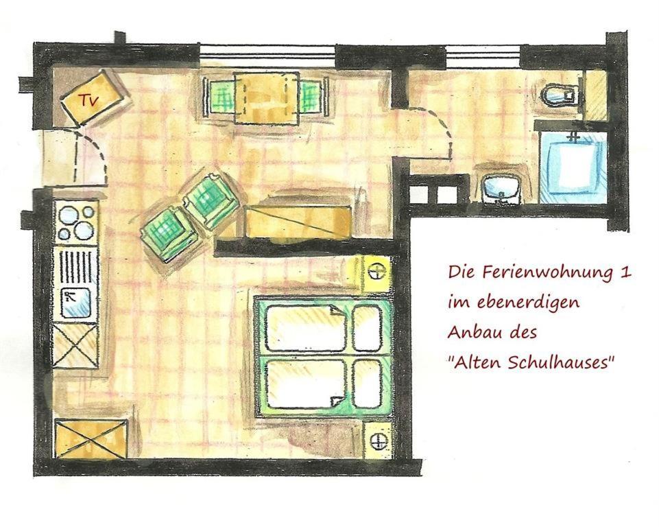 Altes Schulhaus Διαμέρισμα Bad Schwartau Δωμάτιο φωτογραφία